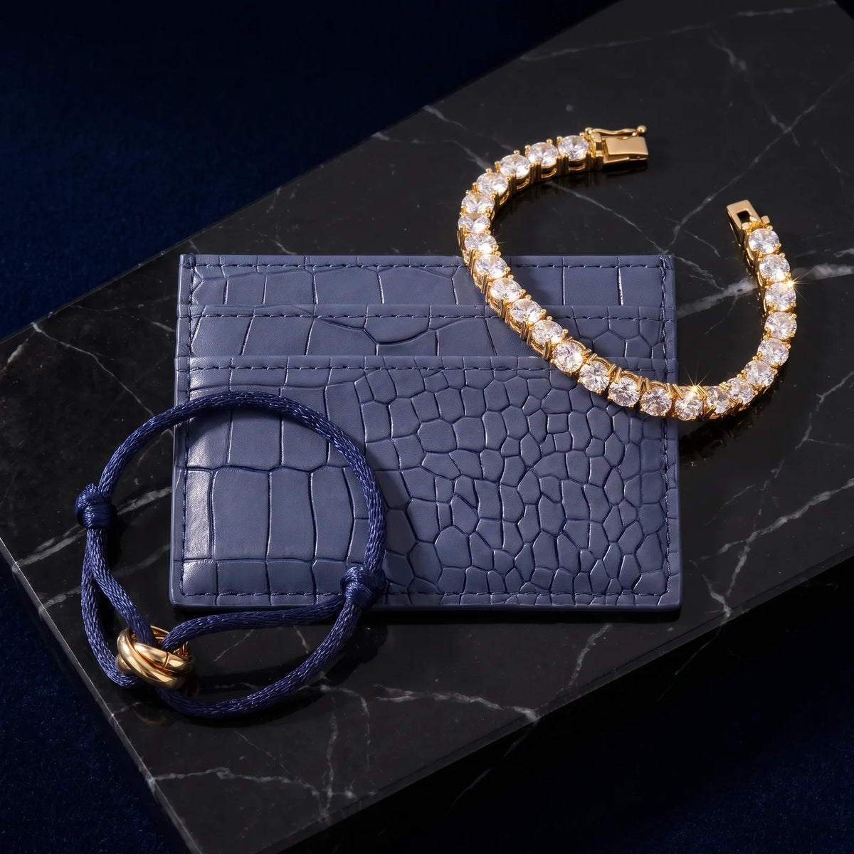 Komplett-Set: Cardholder + beide Armbänder